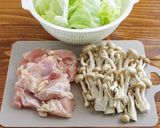 ☆簡単☆レタスたっぷり！味噌マヨチキン作り方1写真