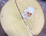 ゼスプリキウイと桃の缶詰簡単ケーキ作り方7写真