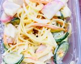 マカロニサラダ(かまぼこ入)カンタン酢作り方10写真