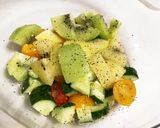 キウイと夏野菜のカラフルサラダ作り方3写真