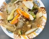 全てレンジもやし入香味炒め味甘酢酢豚作り方14写真