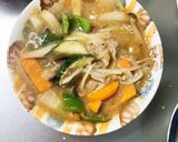 全てレンジもやし入香味炒め味甘酢酢豚作り方16写真
