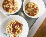 レンジ肉無豆腐コク旨梅肉照味野菜炒め作り方5写真