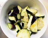 レンジ肉無豆腐コク旨梅肉照味野菜炒め作り方8写真