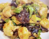 鶏胸肉と旬のキクラゲ&夏野菜の黒酢炒め☆作り方9写真