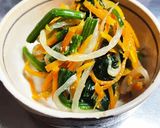 ぜーんぶ一緒に茹でちゃおう！簡単ナムル作り方9写真