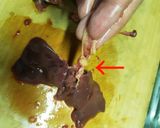 鶏レバーのウスターソース漬け作り方1写真
