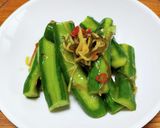 きゅうりの白だし豆板醤漬け作り方6写真