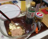 カレーツナマヨde冷製パスタ（おやびん）作り方1写真