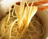 まぜるだけパスタ★海苔バター牡蠣しょう油作り方1写真