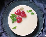 爽快！ライチのレアチーズケーキ作り方35写真