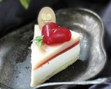 爽快！ライチのレアチーズケーキ作り方41写真