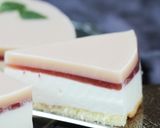 爽快！ライチのレアチーズケーキ作り方39写真