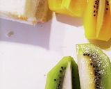 クリームたっぷりキウイのフルーツサンド作り方1写真