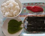 タラスミ(干しタラコ)寿司作り方1写真
