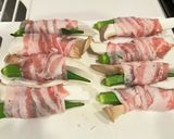 オクラとエリンギの肉巻き〜梅肉ソース〜作り方3写真