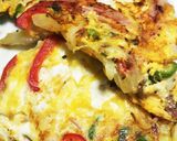 私の ピザ風 野菜たっぷり卵焼き作り方6写真