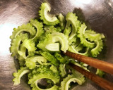 ゴーヤと塩昆布のおひたし作り方1写真