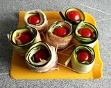 ミニトマトのベーコン&ズッキーニ巻き作り方3写真