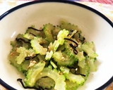 ゴーヤと塩昆布のおひたし作り方3写真