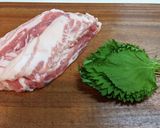 【簡単】豚バラ大葉巻きおつまみ作り方1写真