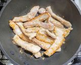 豚バラ肉とナスとシシトウの中華味噌炒め作り方4写真