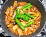 豚バラ肉とナスとシシトウの中華味噌炒め作り方6写真