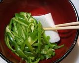 簡単!レンジで♪美味しい♪ピーマン卵♪作り方2写真