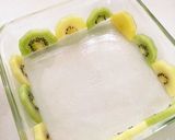 キウイのハチミツミルク寒天ゼリー作り方1写真