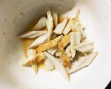 肉無チクワ擦り下ろさないみぞれ味野菜炒め作り方1写真