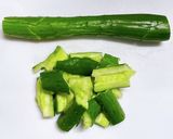 叩ききゅうりと茹でゴーヤの簡単塩昆布漬け作り方4写真