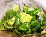 叩ききゅうりと茹でゴーヤの簡単塩昆布漬け作り方6写真