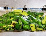 叩ききゅうりと茹でゴーヤの簡単塩昆布漬け作り方7写真