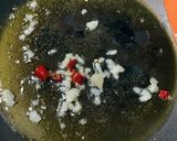 ホルモン炒めました（きのこ入り）作り方1写真