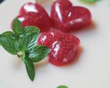 爽快！ライチのレアチーズケーキ作り方33写真