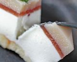 爽快！ライチのレアチーズケーキ作り方43写真