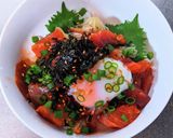 韓国風✿マグロのちょい辛漬け丼作り方7写真