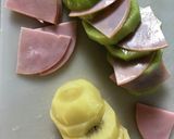 キウイとハムの簡単おつまみ作り方1写真
