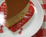 チョコとナッツ生地のチョコレートケーキ作り方5写真