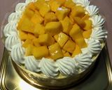 マンゴープリンケーキ作り方36写真