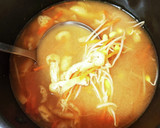 豆もやしと人参と油揚げのお味噌汁作り方4写真