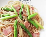 簡単!☆アスパラとベーコンの和風パスタ作り方9写真