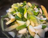 鶏ささみと長ねぎのピリ辛炒め。作り方4写真