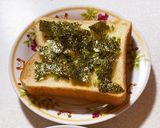 のりマヨとねぎのトースト作り方5写真