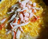 海老とカニカマの半熟オムレツ♪作り方3写真