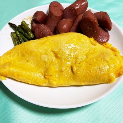 海老とカニカマの半熟オムレツ♪ by ☆おにぎりMAN☆ 【クックパッド