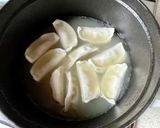 パクチーとみょうがのスープ餃子作り方3写真