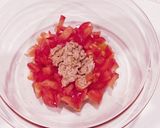 離乳食幼児食に！超簡単！トマトツナ缶和え作り方1写真