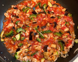 簡単！夏野菜のキーマカレー♪ルウ不使用！作り方3写真