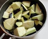 市販の麻婆豆腐の素で麻婆茄子作り方3写真